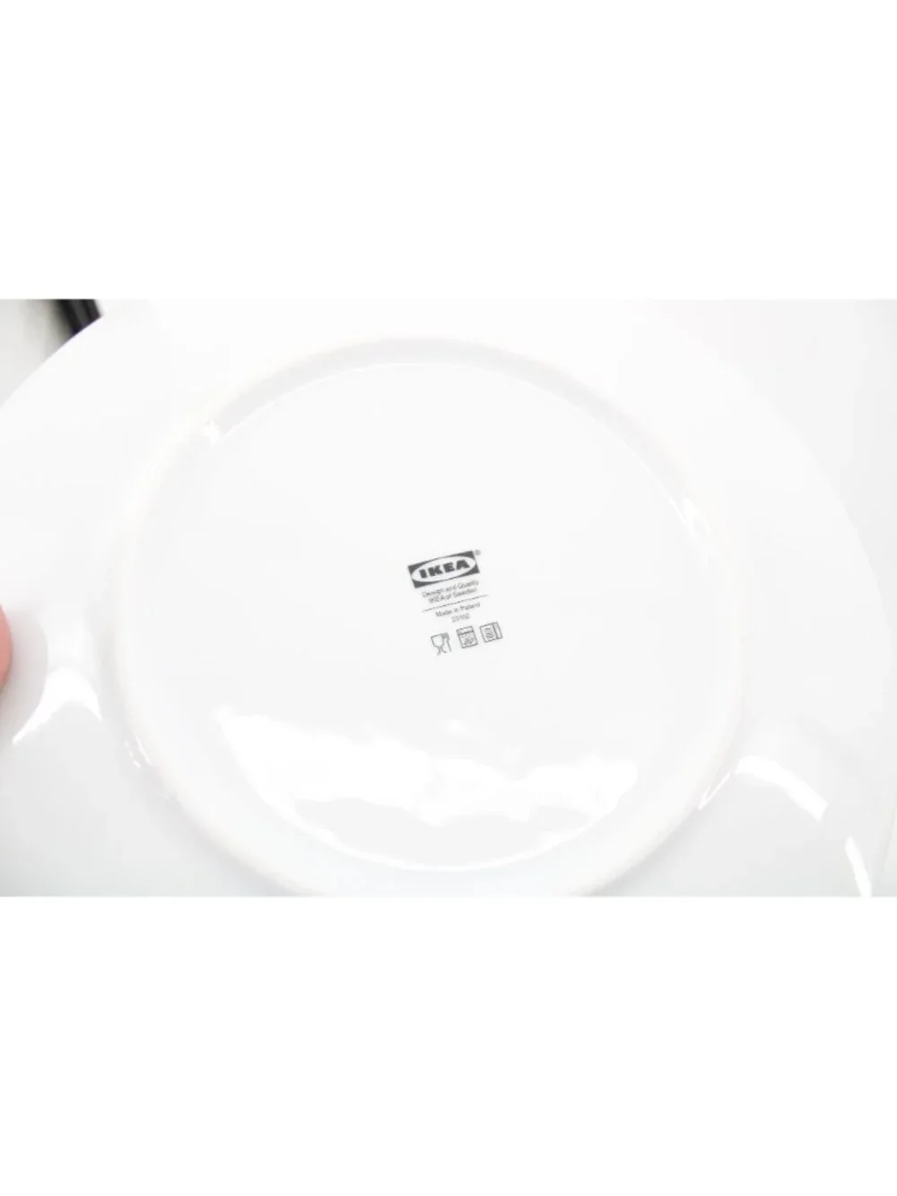 2 Ikea Black White Stars Dots Limited Edition Dinner Plate 23102 94455
